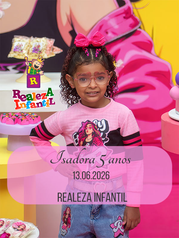 Festa de 5 anos de Isadora